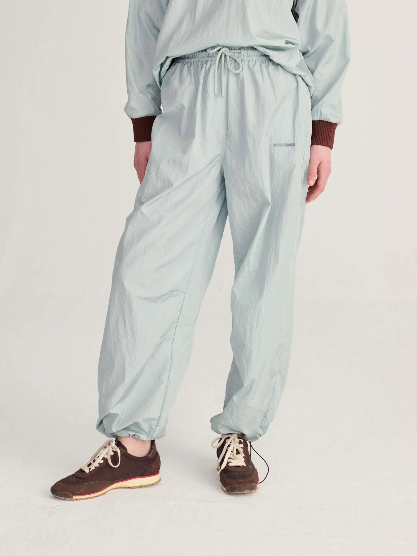 SHINY NYLON JOGGING PANT