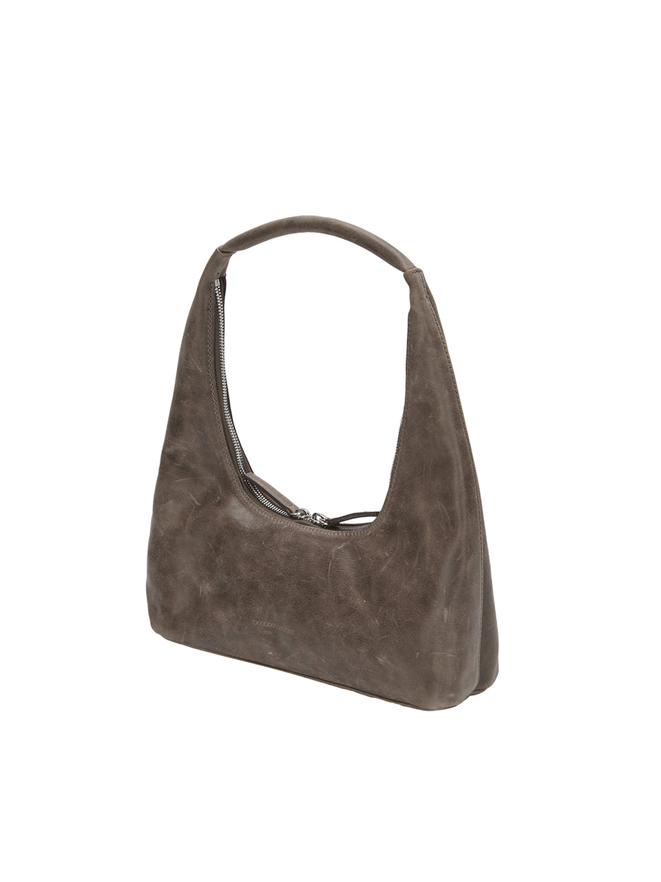 Marge Sherwood Hobo shoulder bag washed brown pullup | Pipe and Row