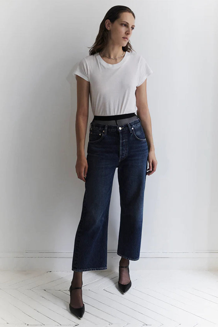 Citizens of Humanity Gaucho vintage wide leg dark denim yves wash | Pipe and Row