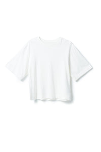 Citizens of Hummanity soft white Goldie tee slight oversized fit | Pipe and Row