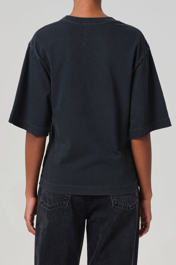 Citizens of Hummanity washed black Goldie t-shirt tee oversized fit | Pipe and Row