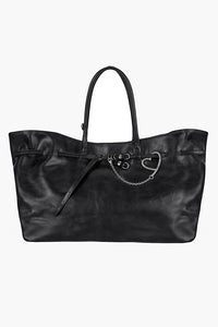 Margesherwood Grandma Used XL extra large bag black pull-up PIPE AND ROW