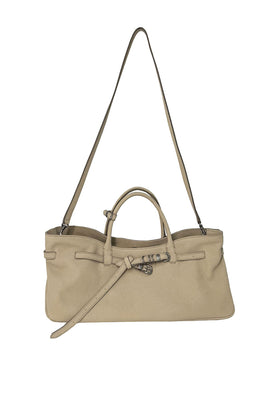 Margesherwood Grandma used Bag long horizontal tote nude nubuck leather | Pipe and Row