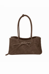 Margesherwood baguette Grandma used shoulder bag washed brown pull-up | Pipe and Row