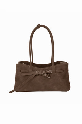 Margesherwood baguette Grandma used shoulder bag washed brown pull-up | Pipe and Row