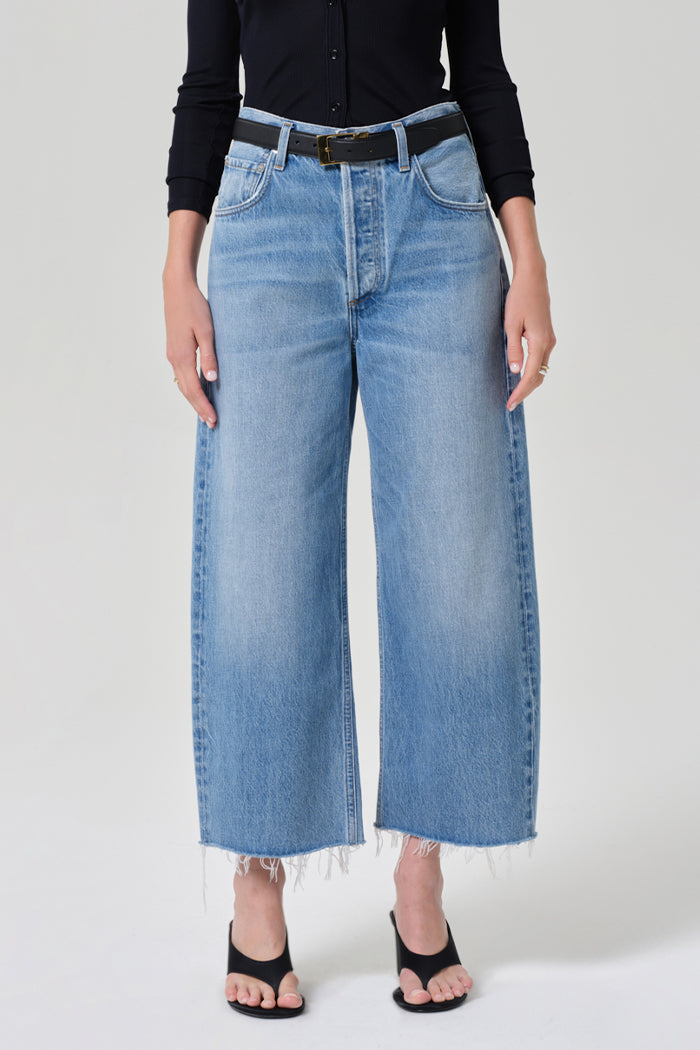 Citizens of Humanity cropped Ayla raw hem light medium honour wash | Pipe and Row