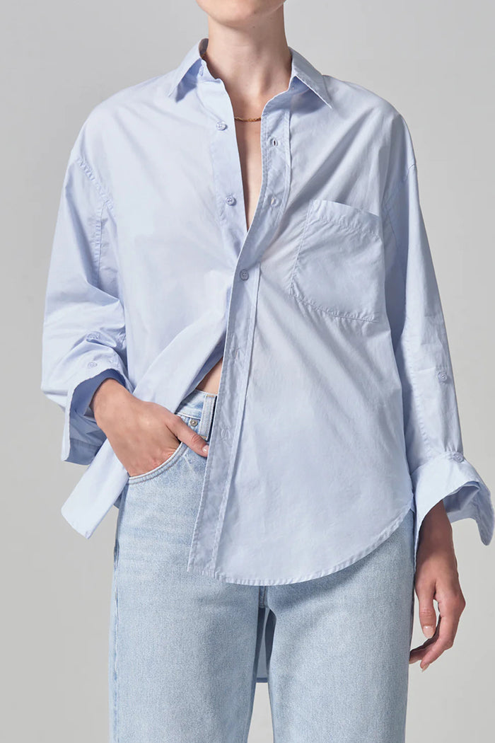 Citizens of Hummanity Kayla button up shirt santa cruz | Pipe and Row