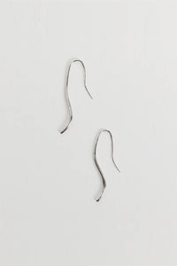 Heaven Mayhem Lenora Earrings silver fluid sleek | PIPE AND ROW Seattle