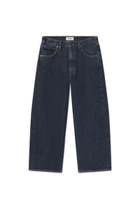 Agolde barrel Low Curve Jean Crop pendulum medium indigo | Pipe and Row