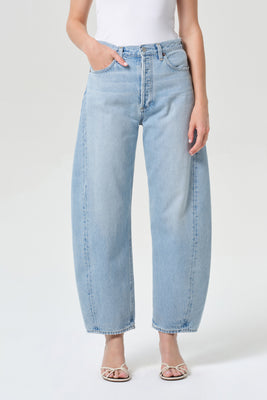Agolde denim Luna pieced jean light blue addition | Pipe and Row Seattle
