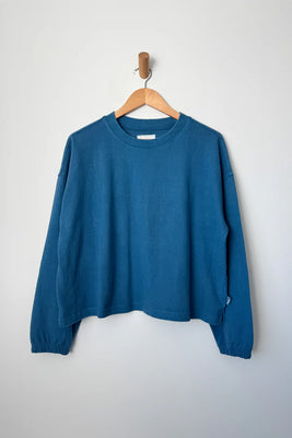 Le Bon Shoppe Naturelle thick long sleeve tee ocean | pipe and row