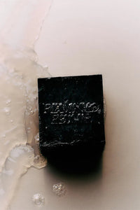 Flamingo Estate charcoal lavender Noir Sage Earth bar soap | pipe and row