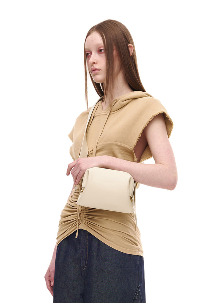 OSOI Folder Brot Handbag Smooth Cream Leather | Pipe and Row Seattle