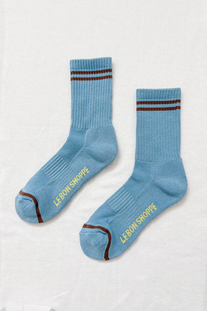 BOYFRIEND SOCKS POWDER BLUE