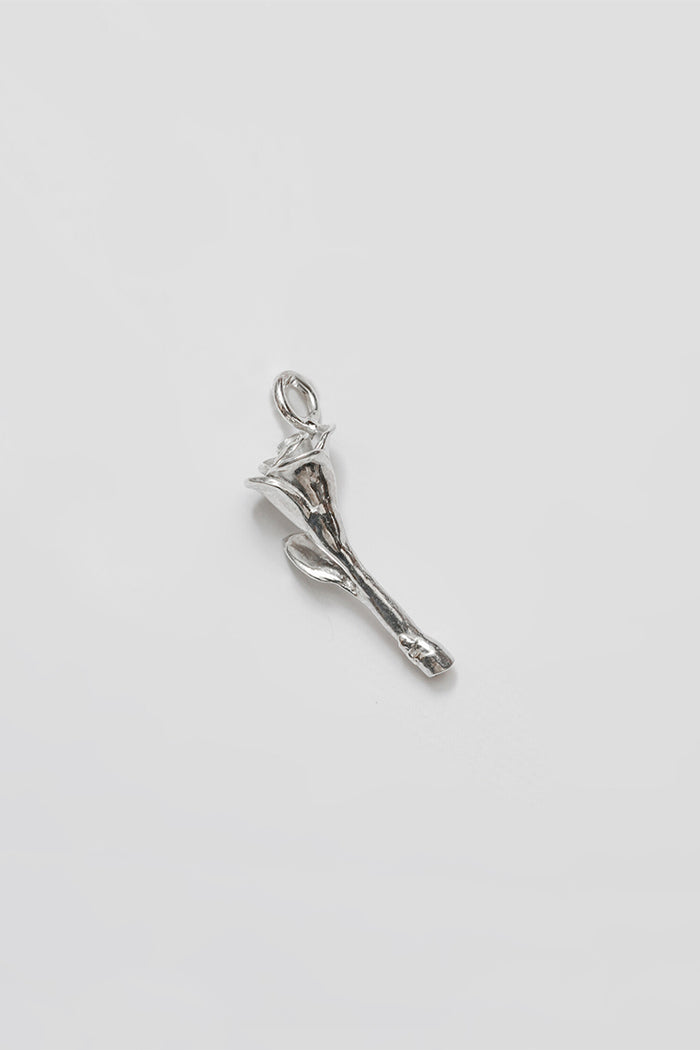 Wolf Circus single Rose charm sterling silver | Pipe and Row Seattle