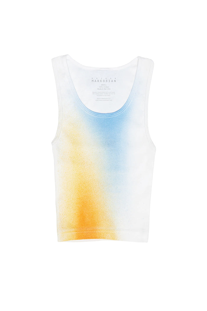 Maison Markosian Solar Gradient tank top colorful ombre | Pipe and row