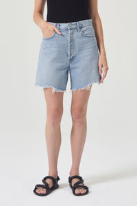 Agolde Stella cut off shorts high waist relaxed leg  Agreement | Pipe and Row