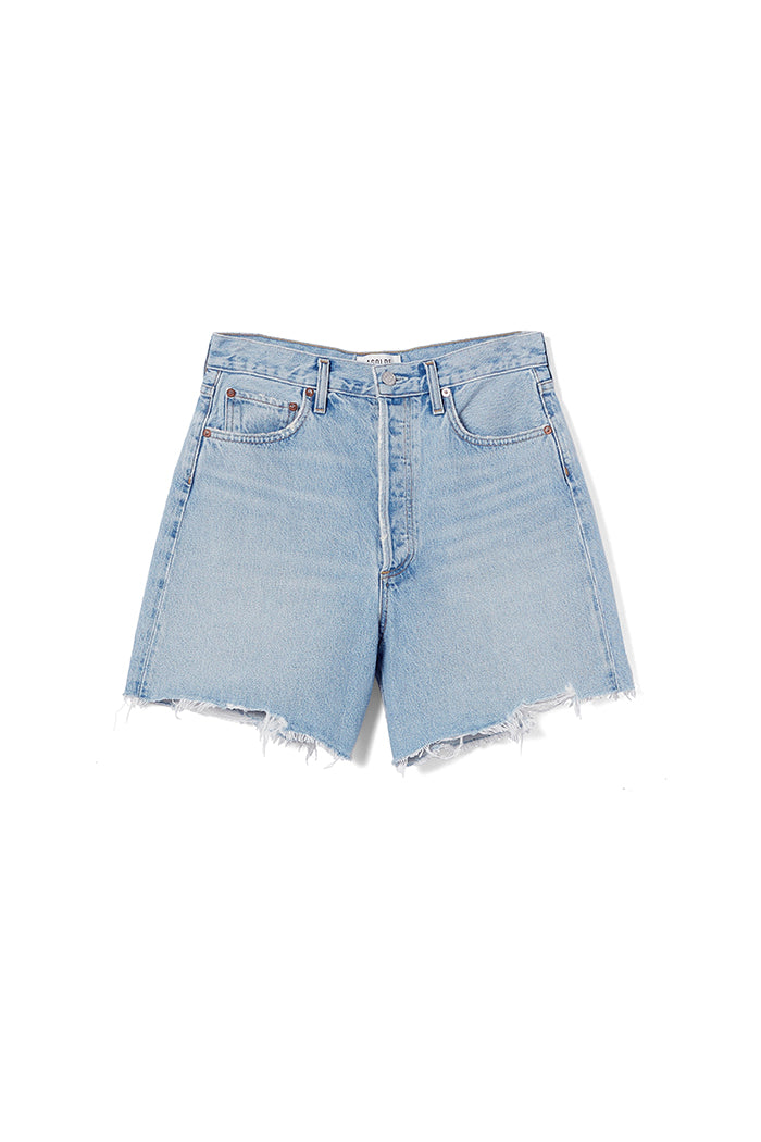 Agolde Stella cut off shorts high waist relaxed leg  Agreement | Pipe and Row