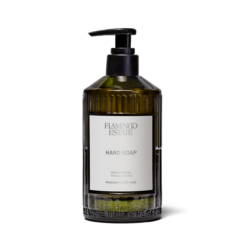 ROSEMARY CLARY SAGE GLASS HAND SOAP
