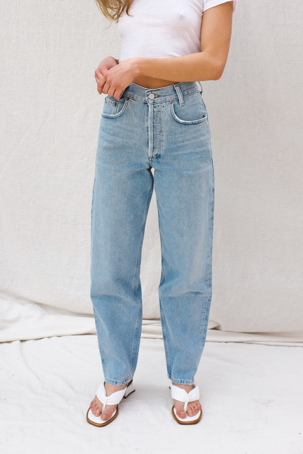 Agolde tapered high rise baggy jean Clearance