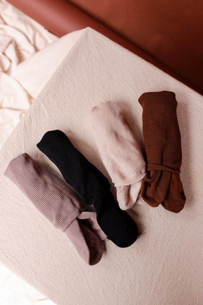 Le Bon Shoppe Trouser socks ribbed black | pipe and row seattle pipeandrow.com