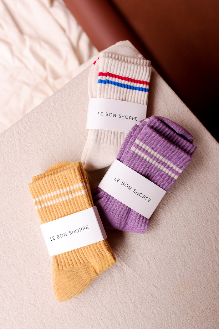 BOYFRIEND SOCKS GRAPE