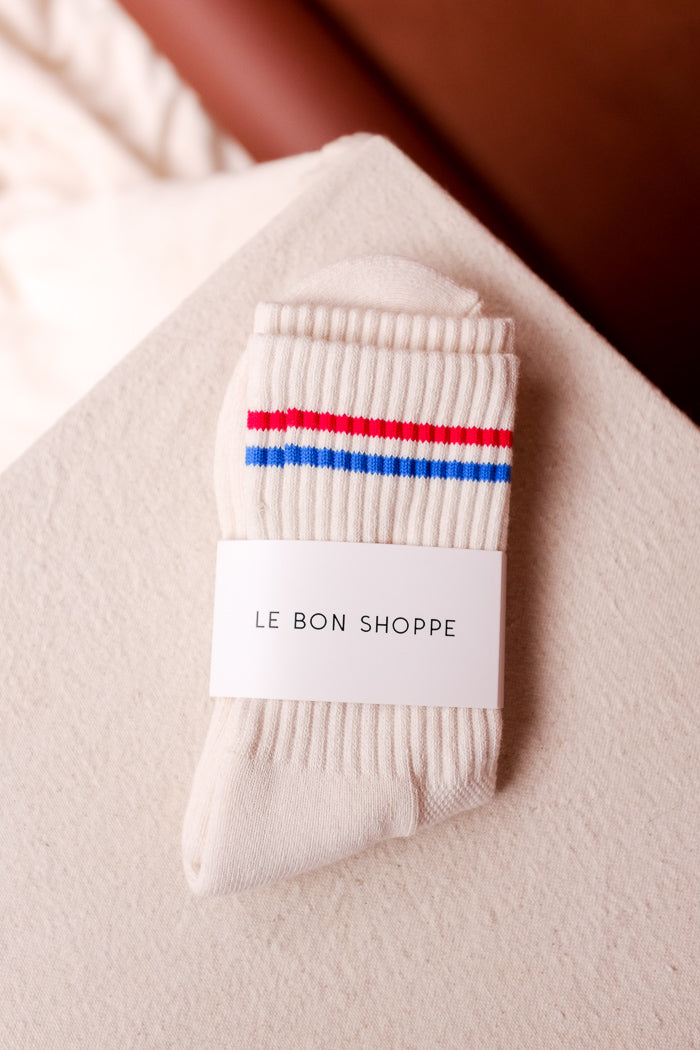 Le Bon Shoppe Boyfriend socks WFH cozy milk | Pipe and Row Boutique Seattle