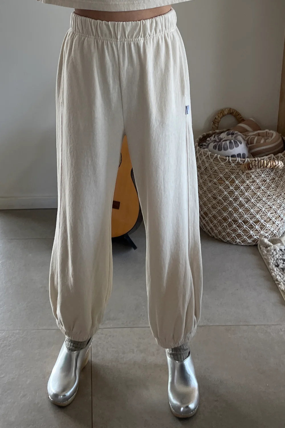 Agolde Balloon Sweatpant in Natural