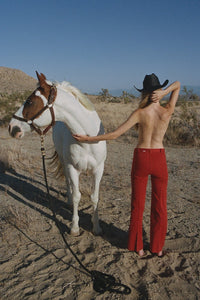 Lack of Color black cowboy straw hat The Outlaw | Pipe and Row