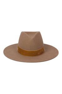 Lack of Color Benson Tri teak brown hat orange stitching | Pipe and Row