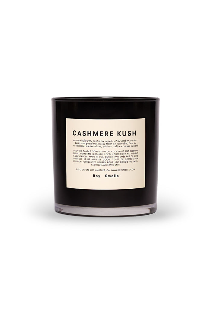 Boy Smells white Cashmere Kush candle | Pipe and Row Seattle Boutique Fremont