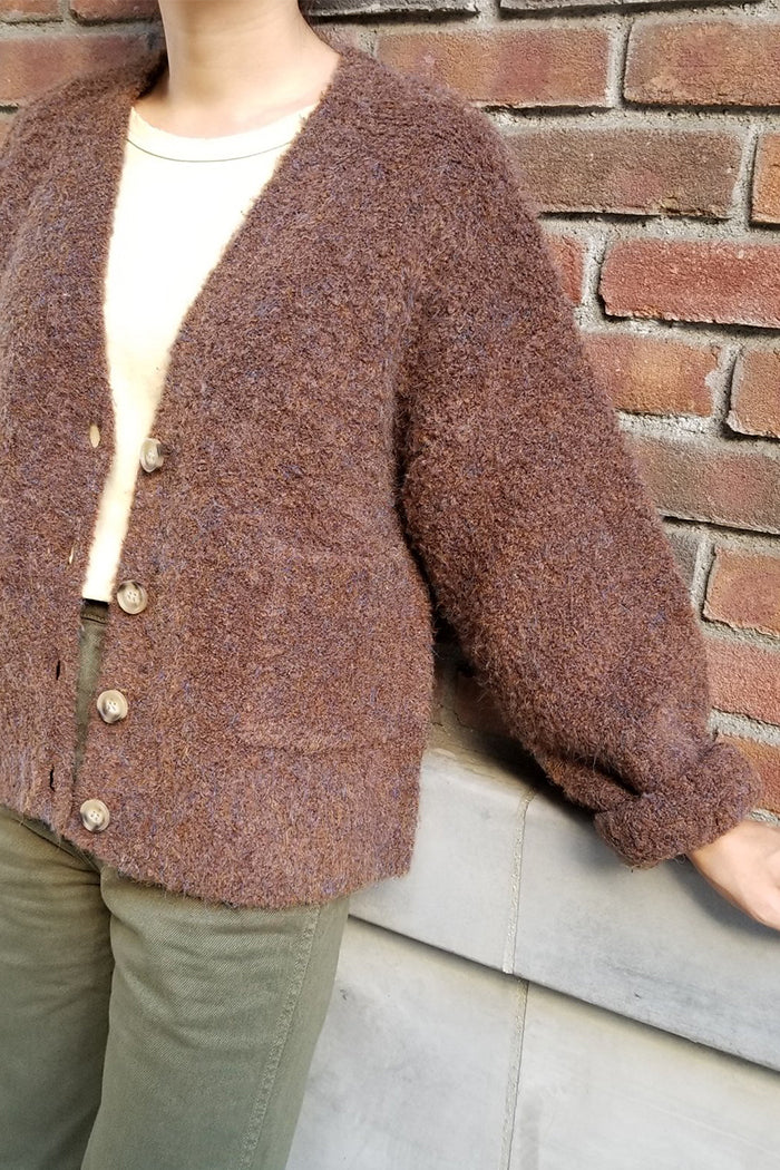 CHAUD CARDIGAN ESPRESSO