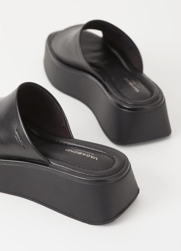 Vagabond Shoemakers Courtney platform slides sandals black | pipe and ...