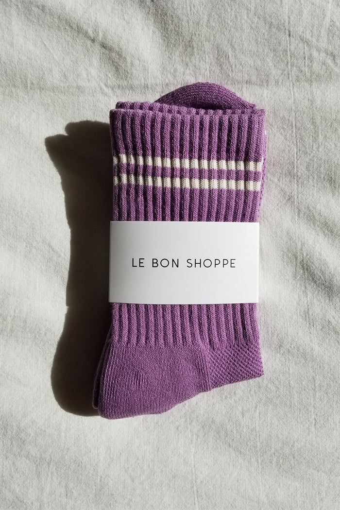 BOYFRIEND SOCKS GRAPE