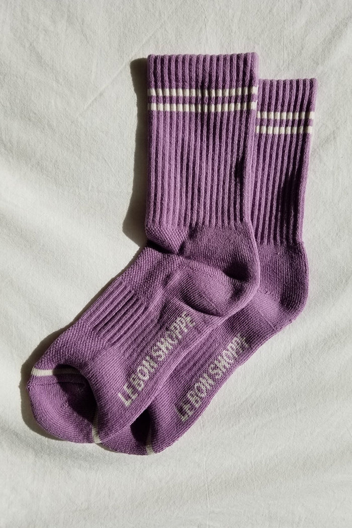 BOYFRIEND SOCKS GRAPE