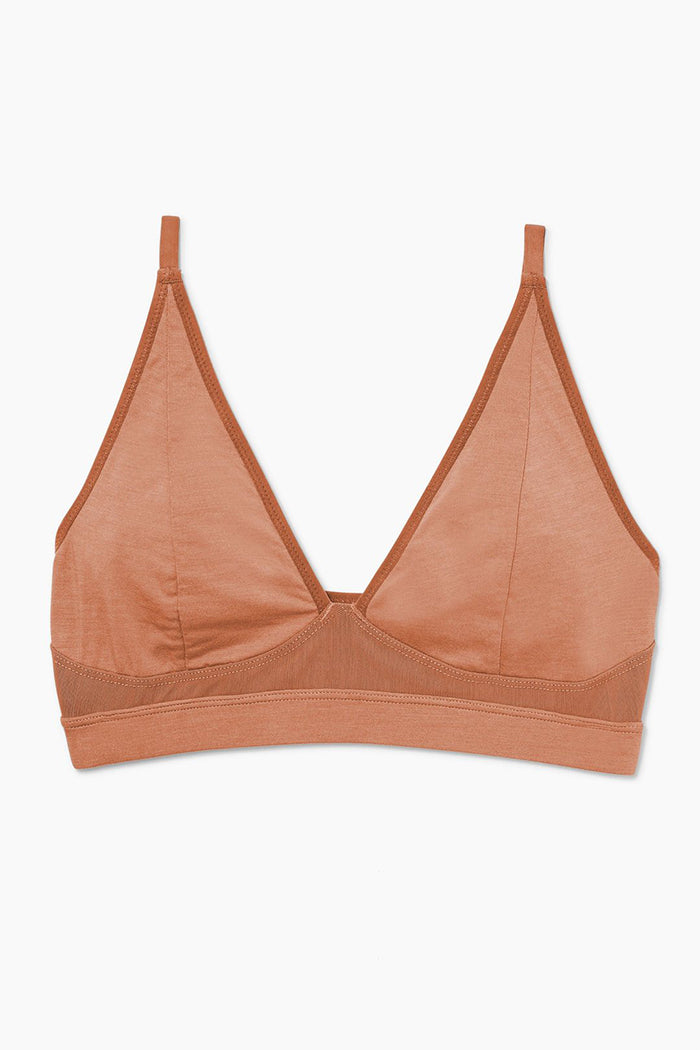 Richer Poorer high cut bralette clay orange | pipe and row boutique Seattle