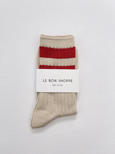 Le Bon Shoppe ribbed her varsity socks | Pipe and Row Seattle Boutique