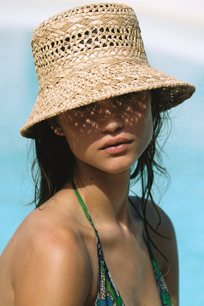 Lack of Color Inca special natural straw bucket hat | Pipe and Row Seattle