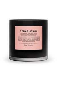 Boy Smells Cedar Stack triple wick large 28oz magnum candle | Pipe and Row