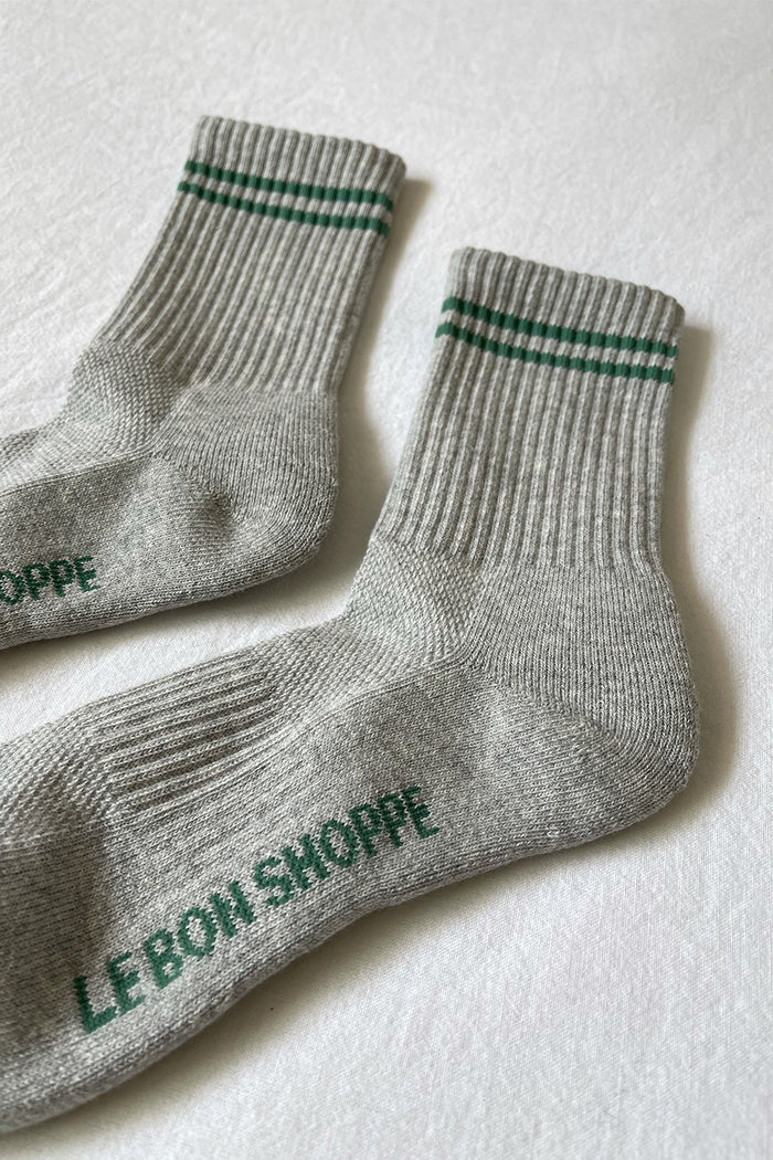 Le Bon Shoppe Boyfriend socks WFH cozy grey | Pipe and Row Boutique Seattle
