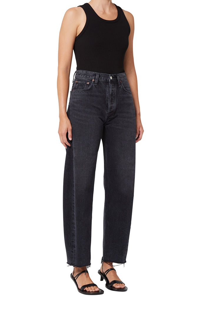 Agolde Luna pieced jean washed black possess wash black | Pipe and Row