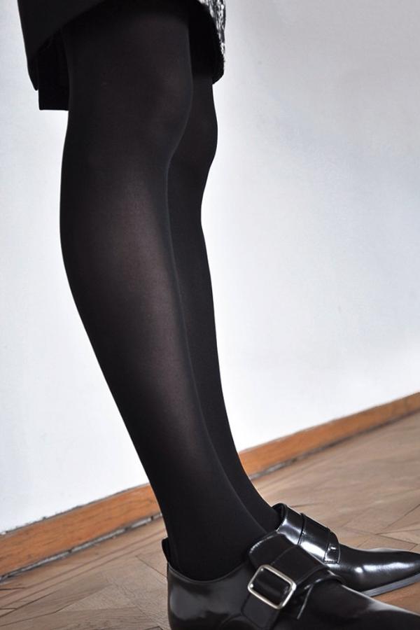 olivia premium tights black swedish stockings | pipe and row