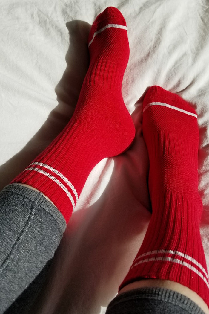 BOYFRIEND SOCKS RED