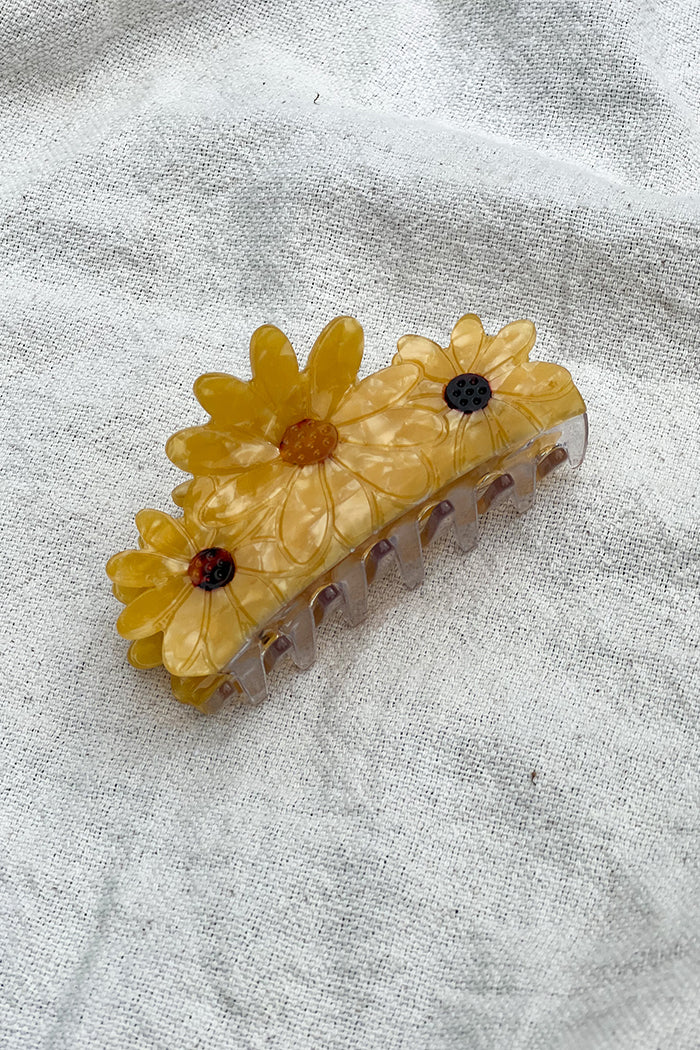 SUNFLOWER HAIR CLAW